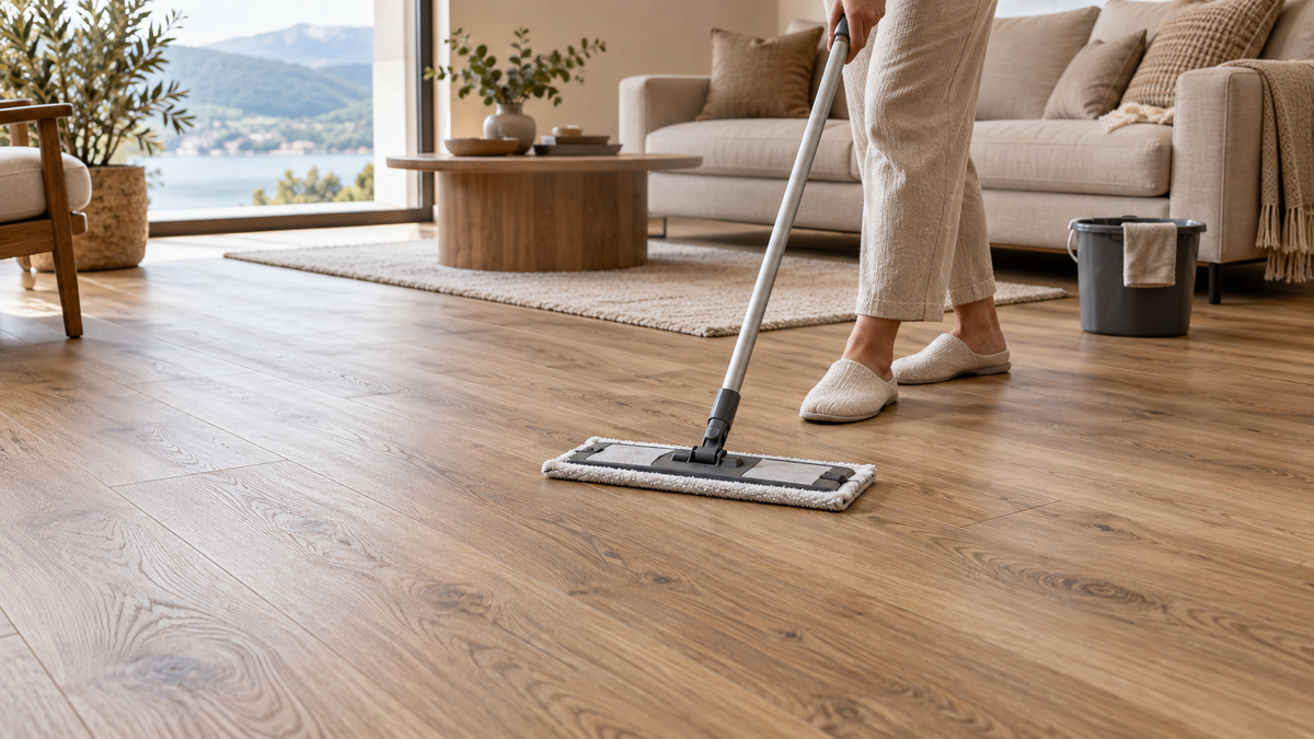 SPC-Vinylboden richtig pflegen: 5 einfache Tipps