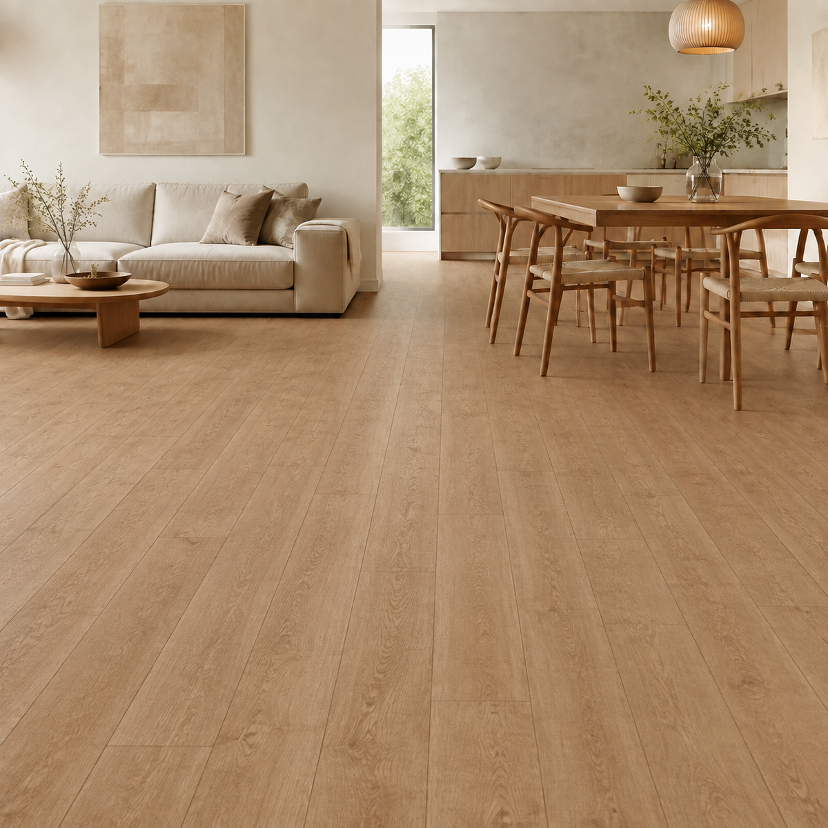 Naturale Holzoptik-Vinylboden